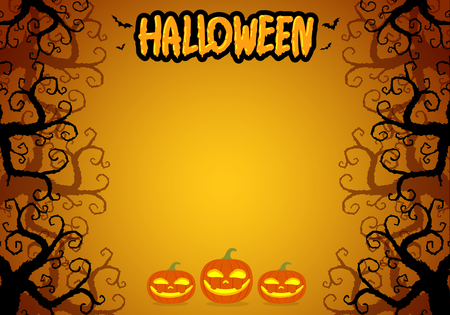 graphic halloween backgroundのイラスト素材