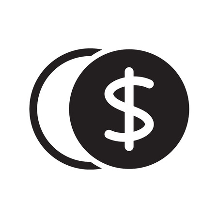 An icon money, vector illustration.のイラスト素材