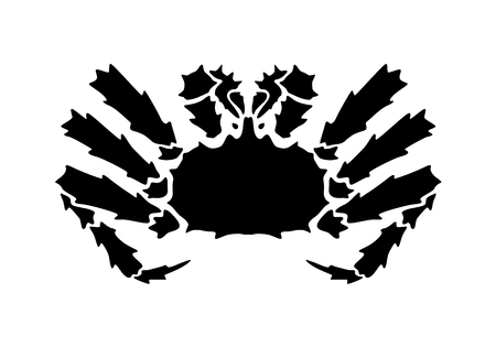 Graphic Alaska crab, vectorのイラスト素材