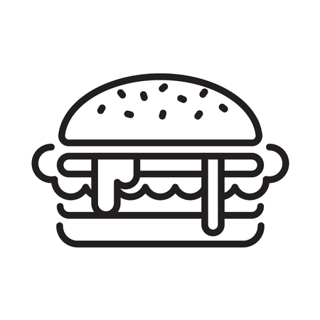 graphic hamburger, vectorのイラスト素材