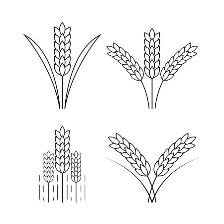 Rice icon vector illustrationのイラスト素材