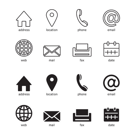web icons for business, vectorのイラスト素材