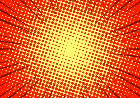 Halftone texture comic book superhero vector backgroundのイラスト素材