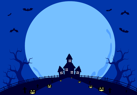 halloween background, vectorのイラスト素材
