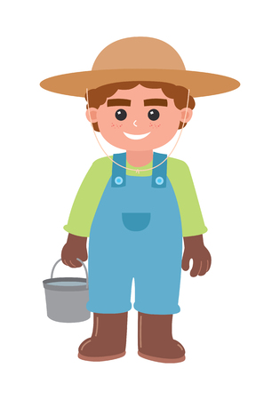cartoon farmerのイラスト素材