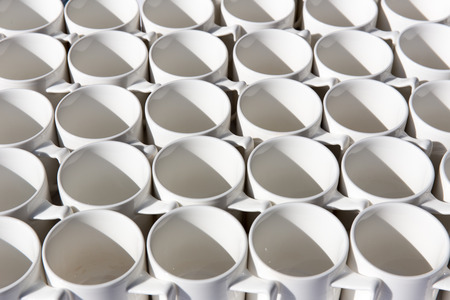 Coffee cup patternの写真素材