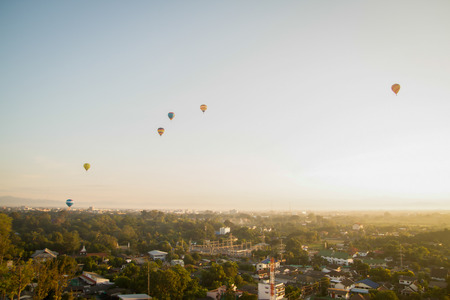CHIANG MAI THAILAND - NOV 26:
balloon festival chiang mai thailand 
at A.Muang Chiang Mai on  November 26,2012
in chiang mail thailand.のeditorial素材