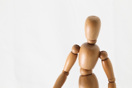 Wood Modelの写真素材