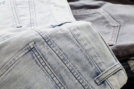 Jeans, very resistant, and beautiful. の写真素材