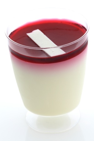 Strawberry yogurt. の写真素材