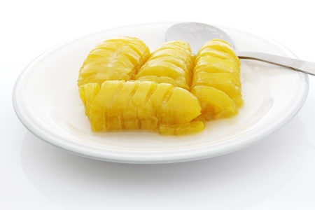 thai bananas Dessert.の写真素材