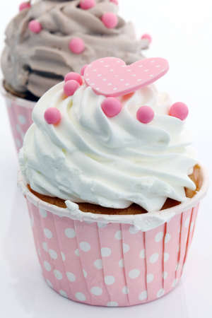 Colorful Cup Cakeの写真素材