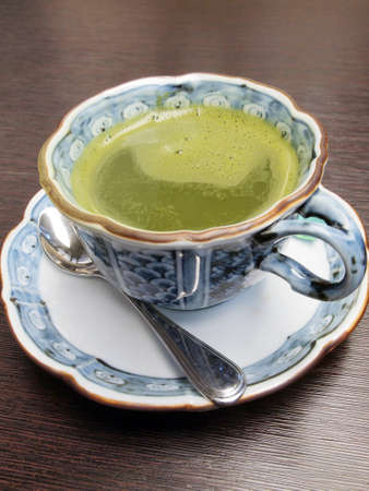 Japanese dark green tea 
