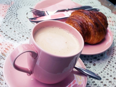 Hot Latte の写真素材