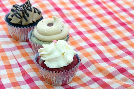 Colorful Cup Cake の写真素材