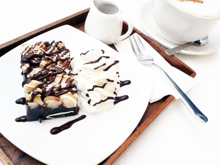 Brownie macadamiaの写真素材