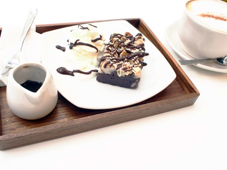 Brownie macadamiaの写真素材