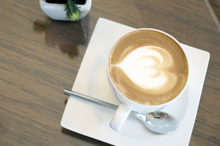 Hot Latteの写真素材