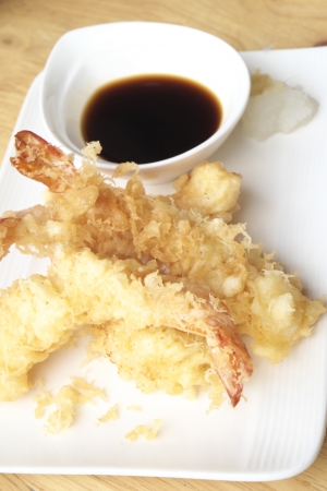 Shrimp tempura.の写真素材