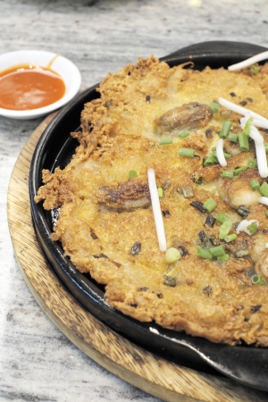 Oysters friedの写真素材