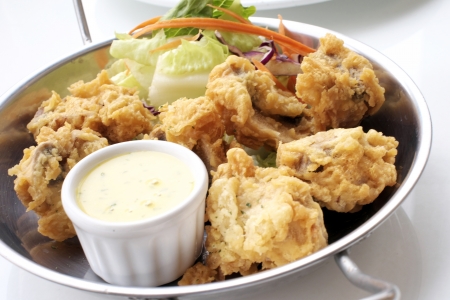 fried chickenの写真素材