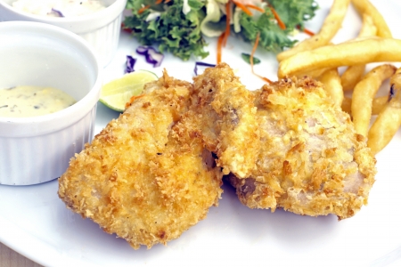 Fried fishの写真素材