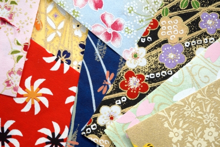 Pattern on the wrapper of the Japanese.の写真素材