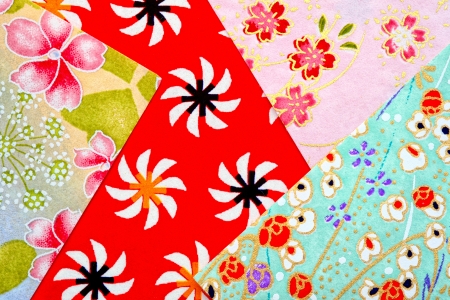 Pattern on the wrapper of the Japanese.の写真素材