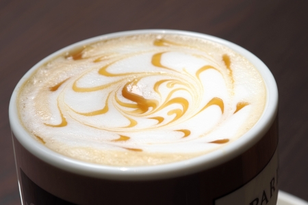 Hot Latteの写真素材