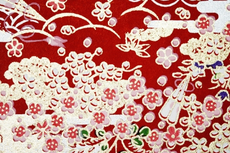 Pattern on the wrapper of the Japaneseの写真素材