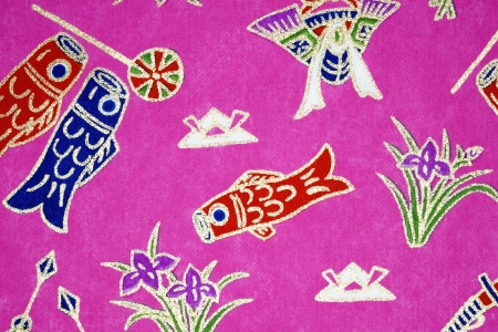 Pattern on the wrapper of the Japaneseの写真素材