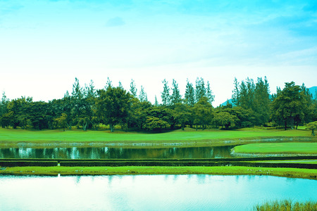 golf course in Thailandの写真素材
