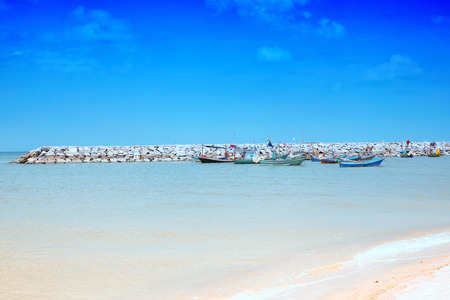 Cha Am beach in thailand