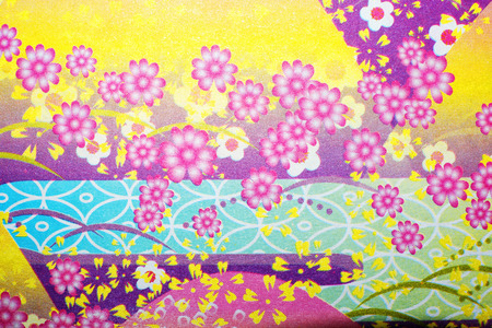 Pattern on the wrapper of the Japaneseの写真素材