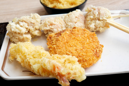 Japanese fried foodの写真素材