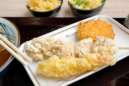 Japanese fried foodの写真素材