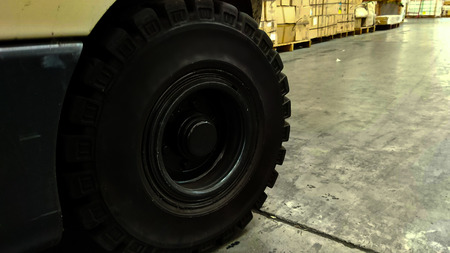 forklift wheel,の写真素材