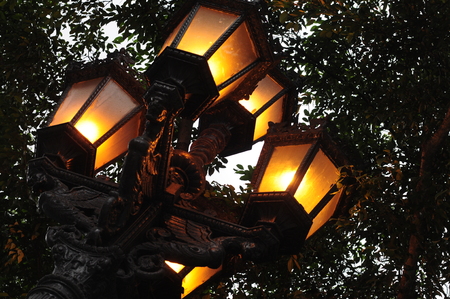 Lanterns of Havana Colonialの写真素材