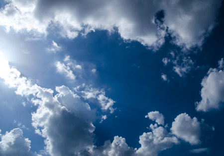 Sky with clouds の写真素材