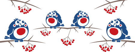 bullfinchesのイラスト素材