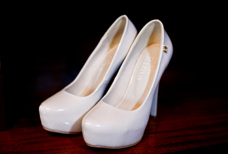 wedding shoesの写真素材