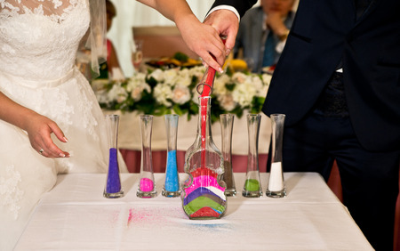 sand ceremonyの写真素材