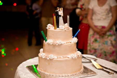 wedding cakeの写真素材