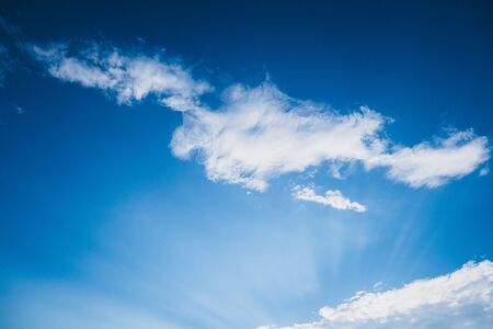 Blue Sky and Clouds, Cloud in blue sky, Cloud in blue sky nobody nature backgroundの写真素材