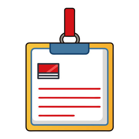 School, Collage, University  and Job Id card  templateのイラスト素材