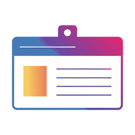 School, Collage, University  and Job Id card  templateのイラスト素材