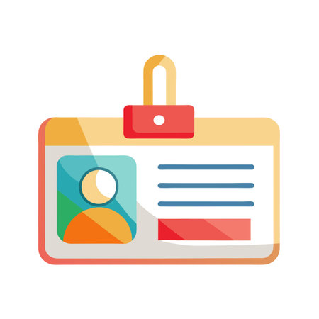 School, Collage, University  and Job Id card  templateのイラスト素材