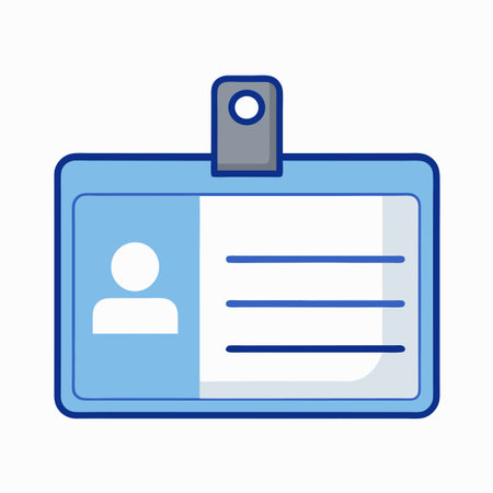 School, Collage, University  and Job Id card  templateのイラスト素材