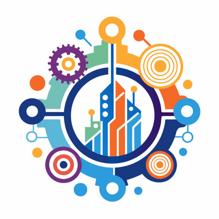 Realistic corporate different type business  conceptのイラスト素材