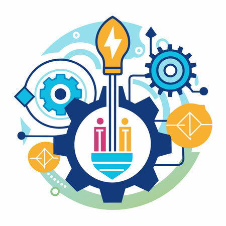 Realistic corporate different type business  conceptのイラスト素材